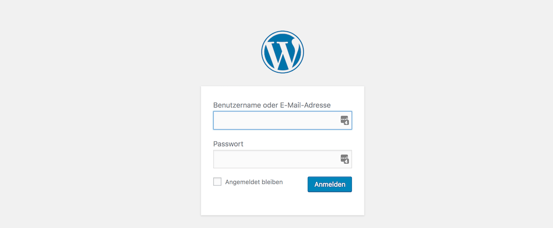 WordPress Login: Anmeldung in WordPress